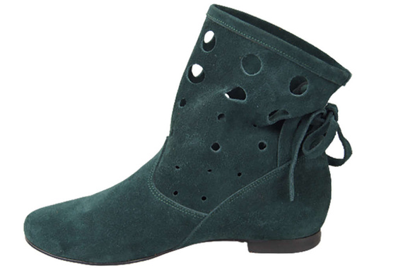 Obuv Dámské kozačky z přírodní kůže Malachite 160 ElitaBut