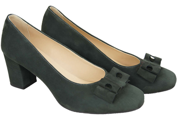 Dámská obuv Dámské lodičky Graphite semišová kůže 163 ElitaBut