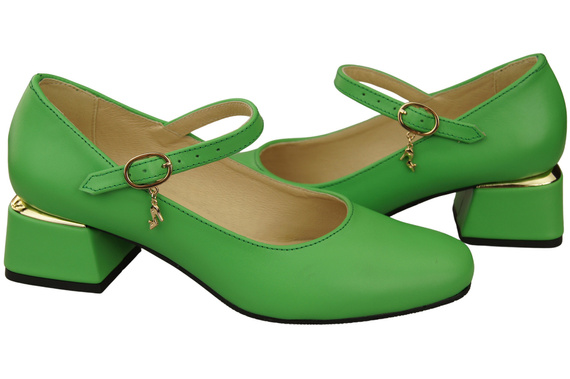 Dámské boty Lime kožené lodičky s páskem 202 ElitaBut