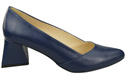 Dámské Lodičky Námořnická modř Pravá Kůže Špičatá Špička Podpatek ElitaBut 221