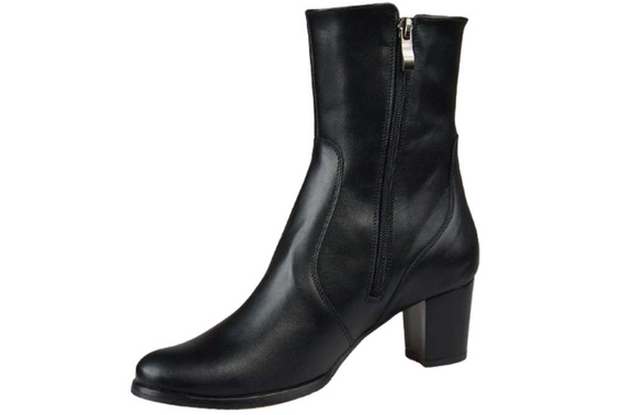 Dámské kozačky černé zateplené přírodní kůže 882 Z ElitaBut