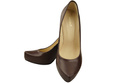 Dámská obuv Chocolate Stiletto pumps přírodní kůže 205 ElitaBut