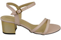 Dámská obuv Powder Pink Natural Leather 197 Smyslně odhalující sandály na nohy ElitaBut