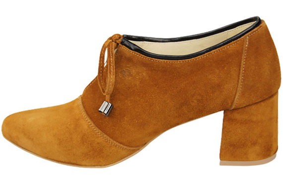 Dámská obuv Červená obuv Přírodní kůže velur 183 ElitaBut