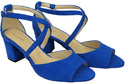 Dámská obuv Azure leather Suede sandals 111 ElitaBut