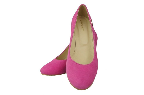 Dámská obuv Fuchsia Natural Suede Leather 125 ElitaBut