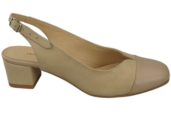 Dámská obuv Sandály z přírodní kůže 165 Cappuccino Lico ElitaBut