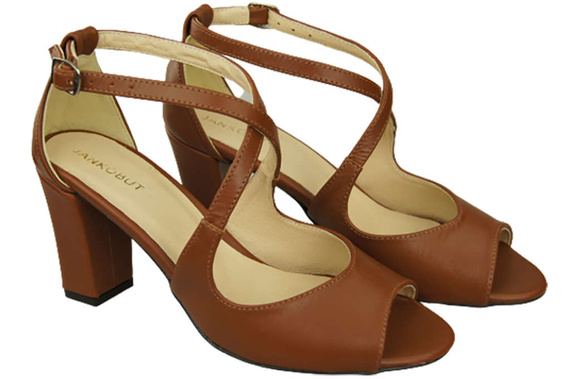 Dámské sandály z přírodní kůže 186 ElitaBut