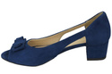 Dámská obuv Navy Blue Suede Leather Sandals 145 Z ElitaBut