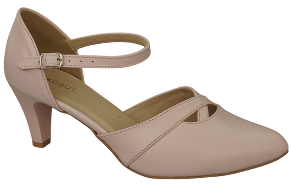 Dámské sandály Powder Pink Natural Leather 151 ElitaBut