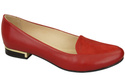 Dámské baletní boty Lords Natural Leather Red 908 ElitaBut