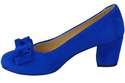 Dámská obuv Azure Natural Leather Suede pumps 163 ElitaBut