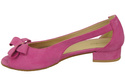 Dámské sandály Fuchsia Natural Suede Leather 994 Z Kombinace stylu a pohodlí ElitaBut