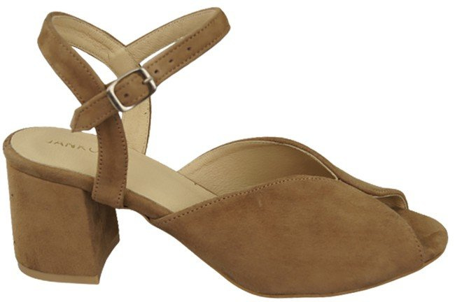 Dámská obuv Olive Leather Suede Sandals 185 ElitaBut