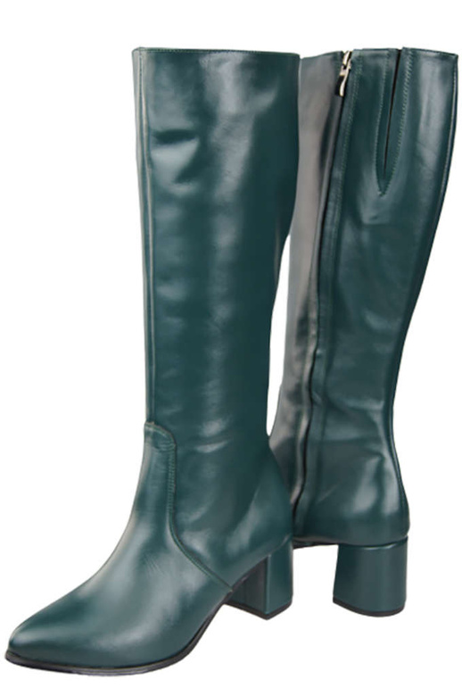 Dámské kozačky Classic z přírodní kůže Malachite 175 ElitaBut