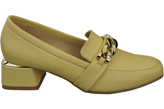 Dámská obuv Banana with Embellished Chain Dámské vlněné sandály Přírodní kůže 193 ElitaBut