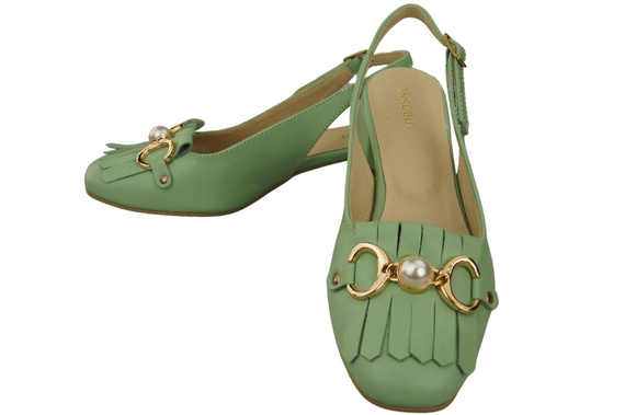 Dámská obuv Mint Sandály zdobené třásněmi Přírodní kůže 208 ElitaBut