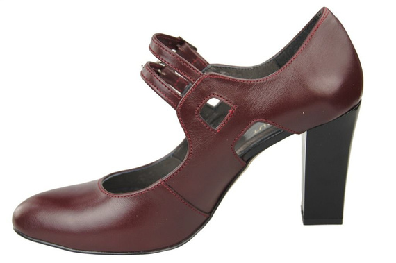 Dámská obuv Maroon Natural Leather 105 ElitaBut