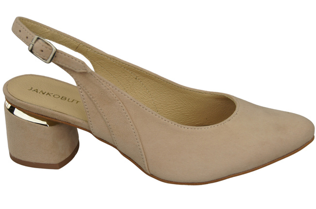 Dámské sandály z přírodní semišové kůže Powder Pink Elegance and Comfort 196 From ElitaBut