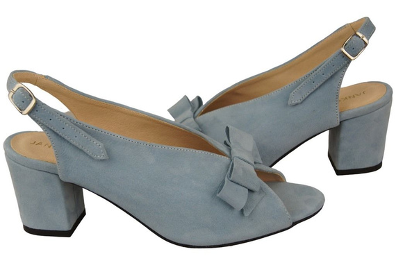 Dámská obuv Sandály Modrá semišová kůže 148 ElitaBut