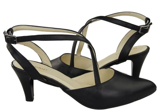 Dámská obuv Sandály Černá přírodní kůže 129 ElitaBut