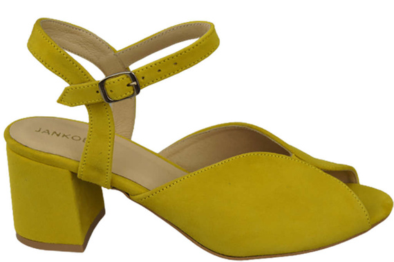 Dámská obuv Lemon Leather Suede Sandals 185 ElitaBut