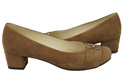 Dámská obuv Olive Natural Leather Suede pumps 135 ElitaBut