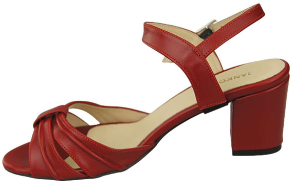 Dámská obuv Sandály Červená přírodní kůže 168 ElitaBut