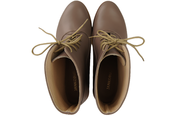 Dámské kozačky Cappuccino Dark Spring/Autumn přírodní kůže 155 L ElitaBut