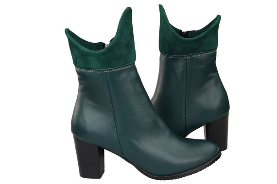 Obuv Dámské zimní boty z přírodní kůže Malachite 137 ElitaBut