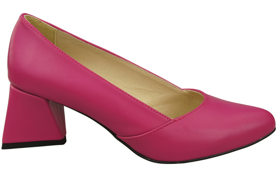 Dámské Lodičky Purpurový Pravá Kůže Špičatá Špička Podpatek ElitaBut 221