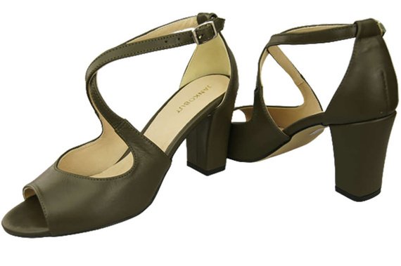 Dámská obuv Olive Kožené sandály 186 ElitaBut
