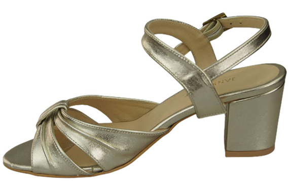 Dámská obuv Zlaté sandály Přírodní kůže 168 ElitaBut