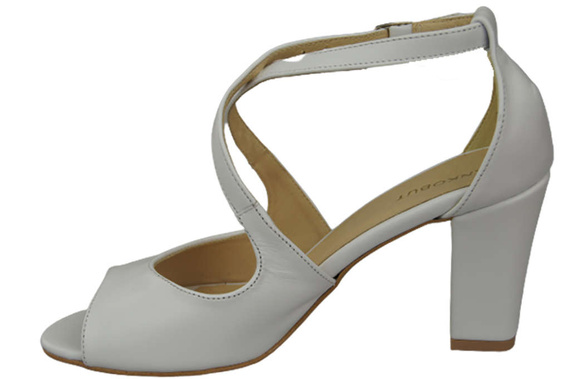 Dámská obuv Sandály White Natural Leather 186 ElitaBut