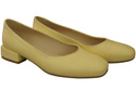 Pohodlná dámská obuv Dámské lodičky Banana Flat Natural leather 204 ElitaBut