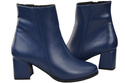 Dámské boty Navy blue for winter natural leather 214 Z ElitaBut