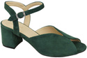 Dámská obuv Sandály Zelená semišová kůže 185 ElitaBut
