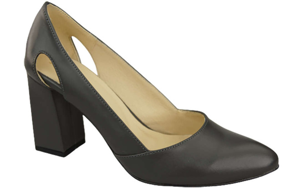 Dámská obuv Graphite pumps Natural leather 184 ElitaBut