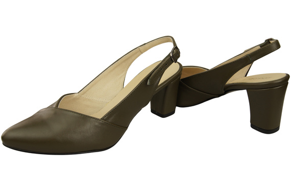 Dámská obuv Olive Stiletto Sandály Natural Leather 217 ElitaBut