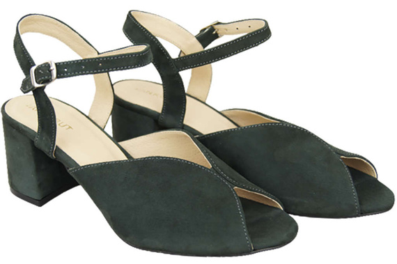 Dámská obuv Sandály Graphite leather Suede 185 ElitaBut