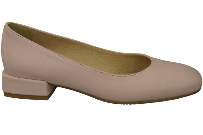 Pohodlné dámské boty Pumpkin Pink Flat Natural Leather 204 ElitaBut
