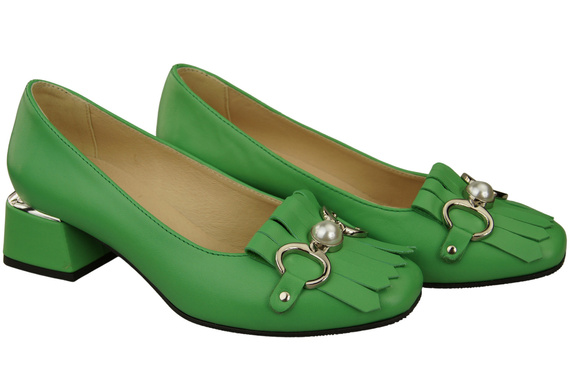 Dámská obuv Lime Embellished Tassel pumps Přírodní kůže 195 ElitaBut