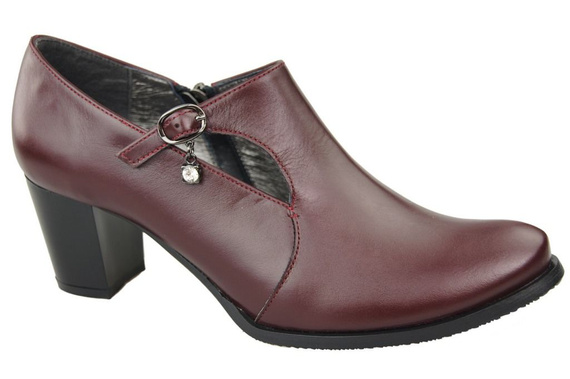 Obuv Dámské boty z přírodní kůže Bordeaux 109 ElitaBut