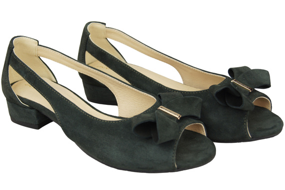 Dámské sandály Graphite Natural Suede Leather 994 Z Kombinace stylu a pohodlí ElitaBut