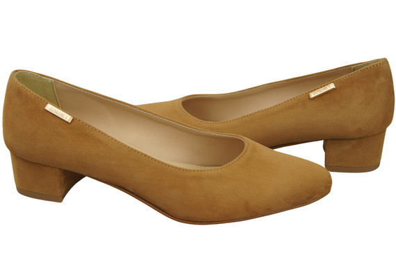 Pohodlné dámské červené boty z přírodní semišové kůže 220 od ElitaBut