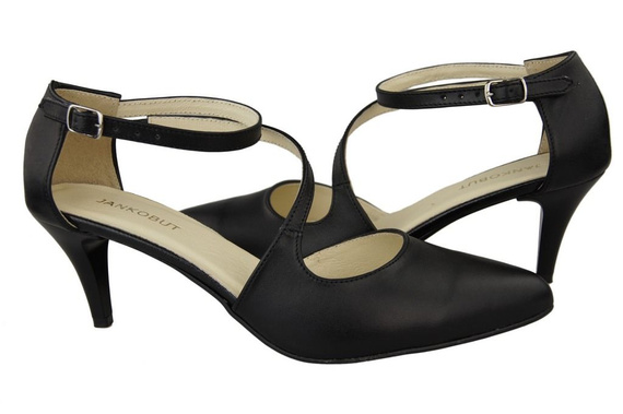 Dámská obuv Sandály Nízký Stiletto Kožená 990 ElitaBut