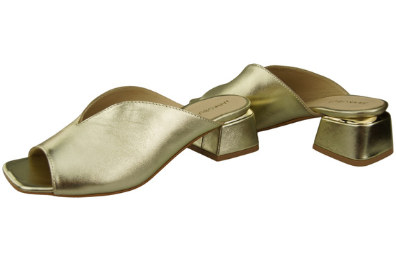 Dámská obuv Gold Heeled Flip Flops Natural Leather 210 ElitaBut