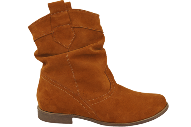 Dámská obuv Sashes Červená zimní přírodní kůže velur 117 Z ElitaBut