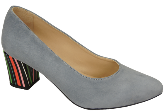 Dámské lodičky Ash z přírodní semišové kůže Ozdobný podpatek 158 S ElitaBut