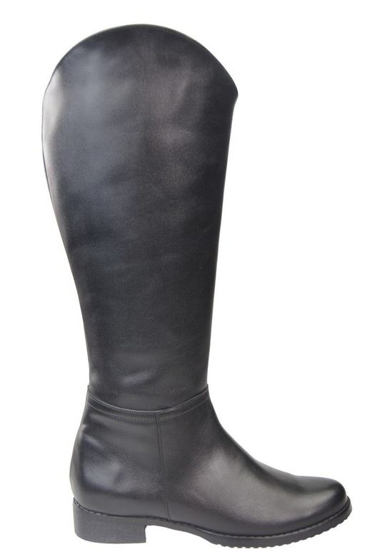 Obuv Dámské kozačky Přírodní kůže124 Černá ElitaBut